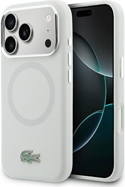 Lacoste Πίσω Κάλυμμα Σιλικόνης / Πλαστικό Γκρι (iPhone 17 Pro) Κωδικός: LCHMP...