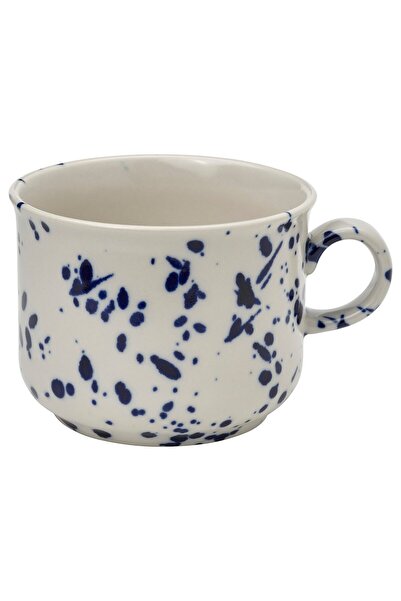 IKEA SILVERSIDA Mug, patterned/blue, 40 cl