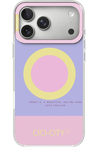 cici Θήκη Candy Pastel Magsafe Apple Iphone 16 Pro Max Μωβ-ροζ