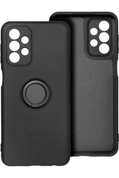 OEM Σιλικόνη / Πλαστικό Μαύρη Πίσω Θήκη (Galaxy A37)