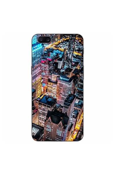 OEM Husa compatibila cu OnePlus 5 Silicon Gel Tpu Model Night City