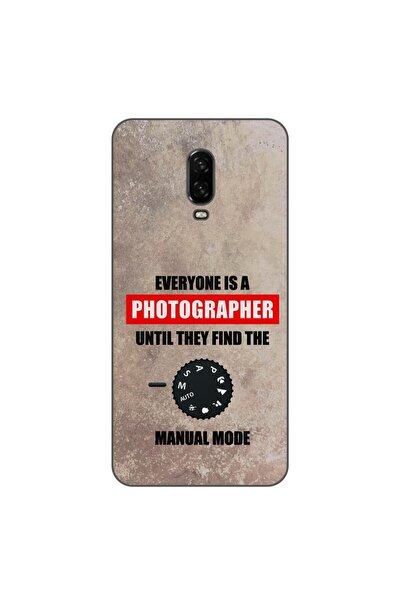 OEM Θήκη συμβατή με OnePlus 6T από σιλικόνη gel TPU με σχέδιο φωτογράφου