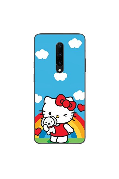 OEM Husa compatibila cu OnePlus 7 Pro Silicon Gel Tpu Model Hello Kitty Rainbow