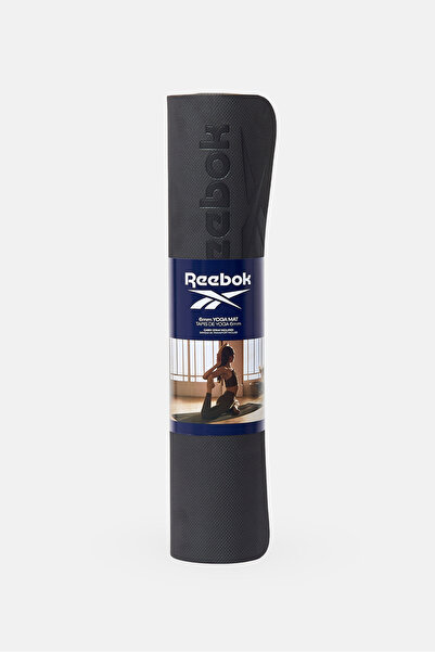 Reebok Soft Foam Brand Logo Yoga Mat, Black
