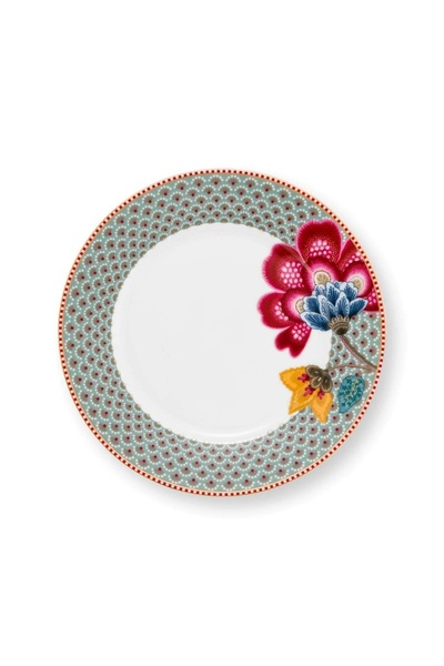 Pip Studio Farfurie din porțelan, Pip Studio, Albastru, 21 cm, Colecția Bloom...