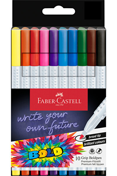 Faber Castell CARIOCA 10 CULORI GRIP BOLDPEN FABER-CASTELL