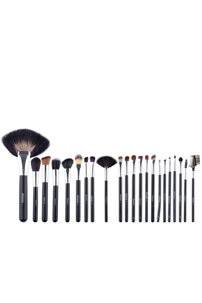 Megaga Makeup brush Top Bottom Set , Megaga, with black case, 22 pcs