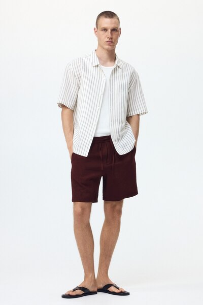 H&M Tekstüre Şort Relaxed Fit