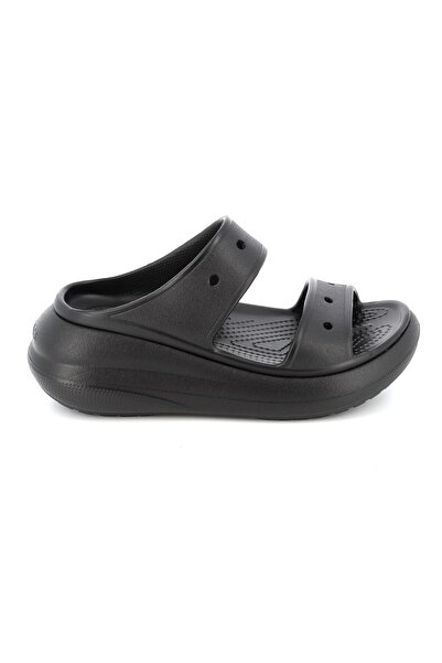 Crocs Γυναικείο Mule Classic Crush Sandal Ανατομικό Χρώματος Μαύρο 207670-001