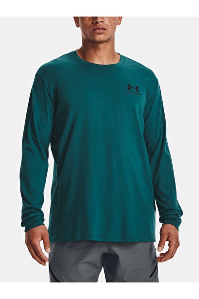 Under Armour Tričko UA SPORTSTYLE LEFT CHEST LS-GRN
