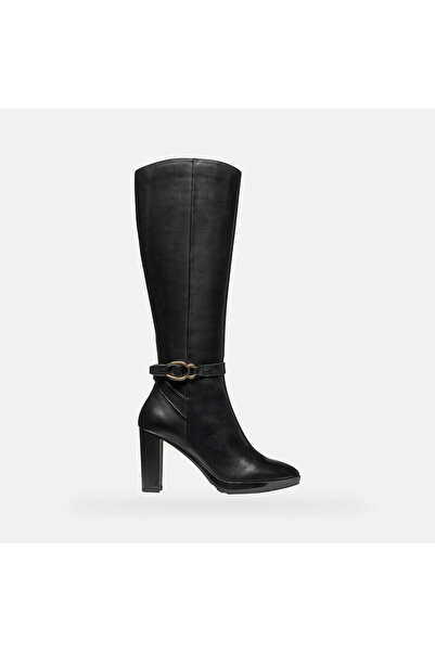 Geox Cizme negre de damă Walk Pleasure 85
