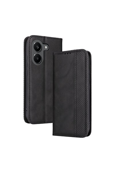 sscase Retro Θήκη Βιβλίο Black (Xiaomi Poco X8 Pro 5G)