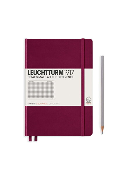Leuchtturm Caiet A5 Aritmetică Copertă Cartonată Bordeaux