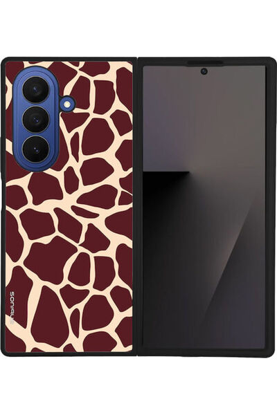 Other Σειρά Sonique Animal Print Samsung Galaxy Z Fold 7 Καμηλοπάρδαλη 03 Θήκ...