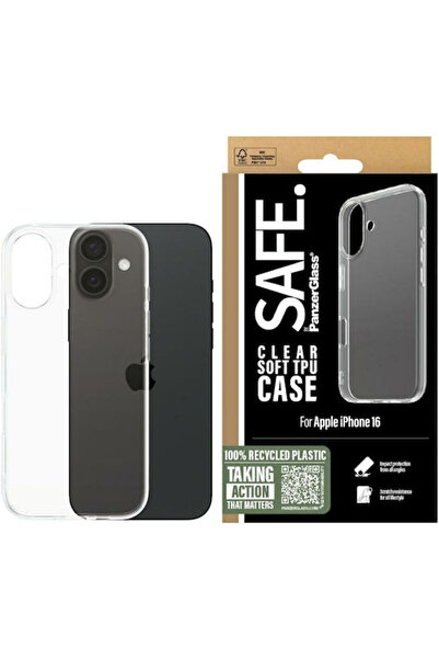 Panzer Glass PanzerGlass Πίσω Κάλυμμα Σιλικόνης Διαφανές (iPhone 16) SAFE9589...