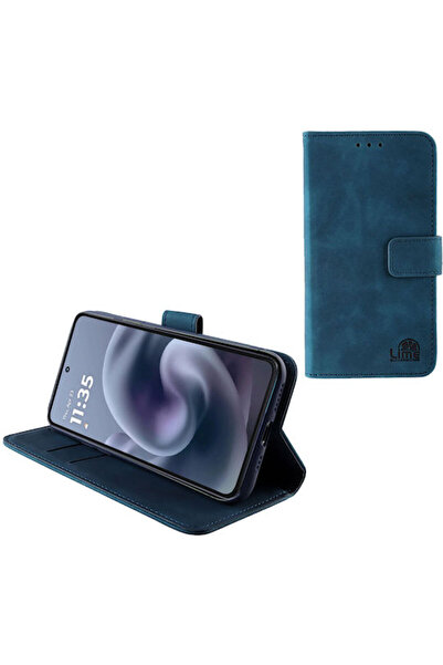 Lime&co Lime Book Συνθετικό Δέρμα Μπλε (Moto G86) Κωδικός: 8412653