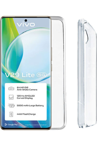 Other Volte-Tel Slimcolor Air Back Cover Silicone Transparent (VIVO V29 LITE)