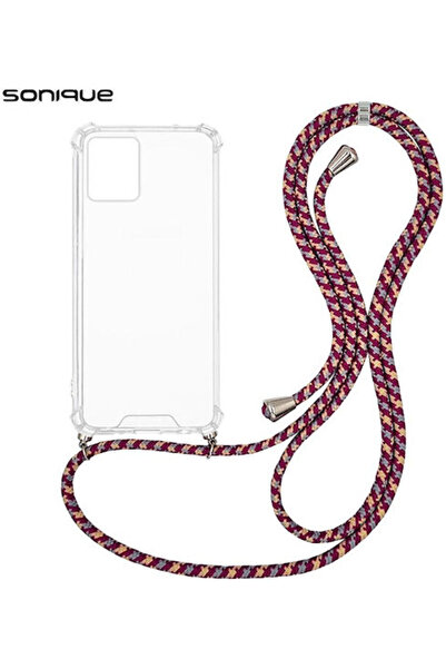 Other Θήκη Σιλικόνης με Κορδόνι Sonique Armor Διαφανής Motorola Moto G54 5G M...