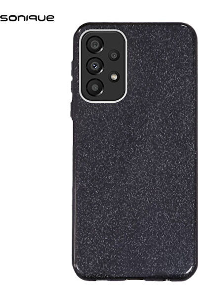 Other Σονίκ Λαμπερή Μαύρη Θήκη Πλάτης Σιλικόνης (Galaxy A33 5G)