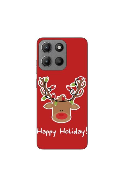 OEM Husa compatibila cu Motorola Moto G15 Silicon Gel Tpu Model Craciun Ren H...