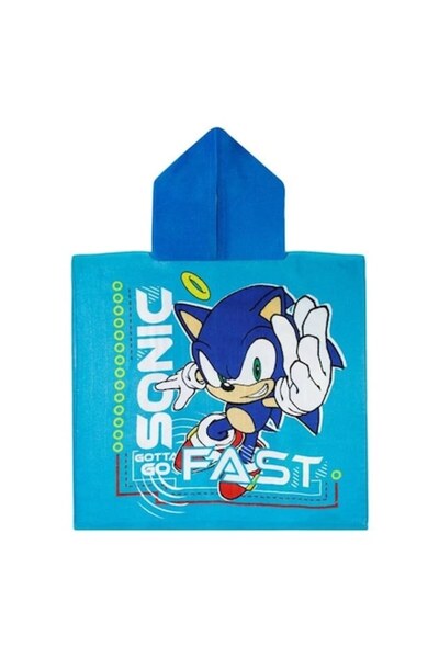 Lumi LUXURY Sonic Cotton Hooded Poncho Beach Towel for Kids 60x120 cm
