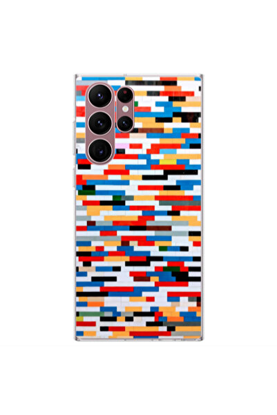 Other Samsung S22 Ultra Color chart Transparent Silicone TPU Θήκη