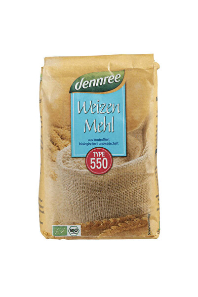 Dennree Organic White Wheat Flour Type 550 1 kg