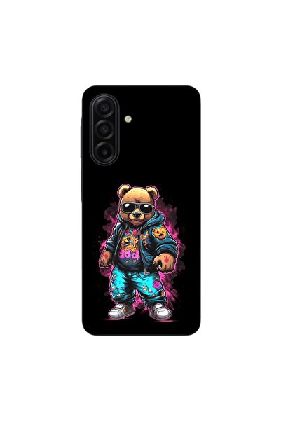 OEM Husa compatibila cu Samsung Galaxy A17 Silicon Gel Tpu Model Bear Cool Black