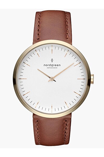 nordgreen Ladies Watch IN32GOLEBRXX, Quartz, 32mm, 3ATM