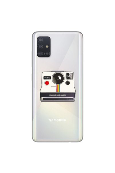 Other Samsung A51 Polaroid land camera Transparent Silicone TPU Θήκη