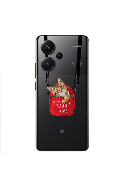 Other Xiaomi Redmi Note 13 Pro+ 5G Are you kitten Transparent Silicone TPU Θήκη