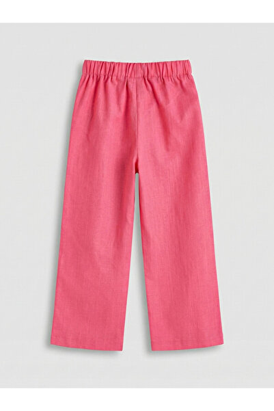 LC Waikiki Rmz Gi̇yi̇m Farkiyla Girls' Pants with Waist Drawstring