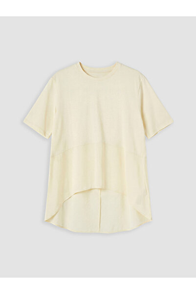 LC Waikiki RMZ GİYİM FARKIŞΛΑ Zero Roba Collar Γυναικείο T-shirt
