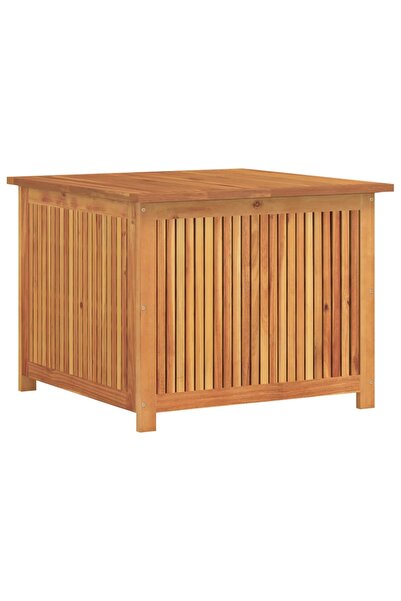 vidaxl Garden storage box 75x75x58 cm solid acacia wood