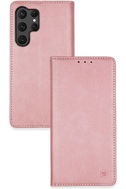 Other Sonique Vintage Wallet Synthetic Leather Rose Gold (Galaxy S23 Ultra)