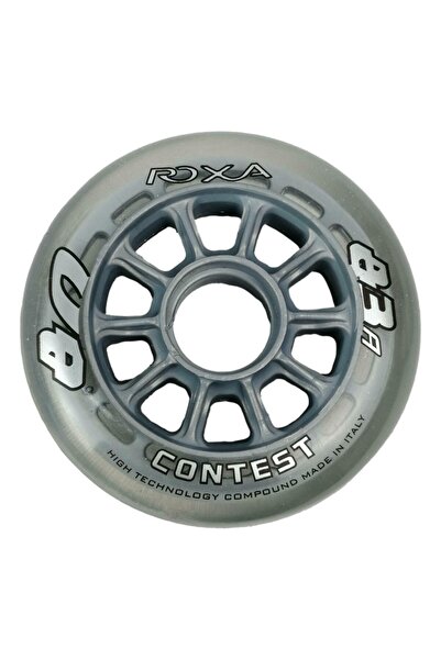 Roxa Set 4 x Roți Role 80 mm 83A Transparent