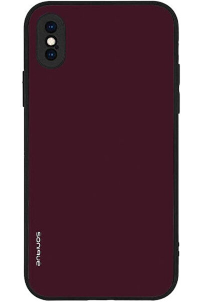 Other Σειρά Sonique Colorbloc Θήκη Μπορντό για Apple iPhone X iPhone Xs