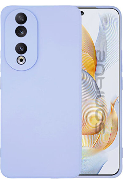 Other Sonique Πίσω Κάλυμμα Σιλικόνης / Υφάσματος Λιλά (Honor 90)