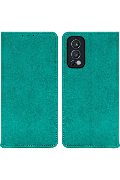 Other Sonique Vintage Wallet Synthetic Leather Turquoise (OnePlus Nord 2)