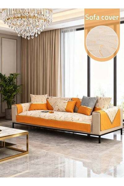 Gootoy High-End Chenille Sofa Cushions For All Seasons, Sofa Anti-Slip Covers...