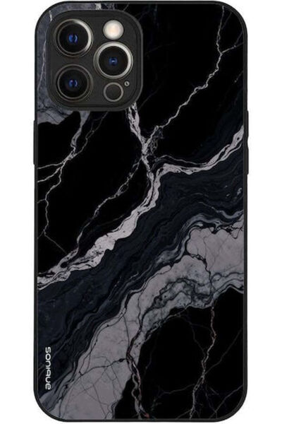 Other Sonique Μαρμάρινη Θήκη για Apple iPhone 12 Pro Max Μαύρο 02