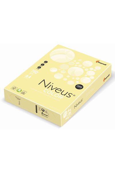 NIVEUS Жълта копирна хартия А4 PAL 160гр 250 листа YE23