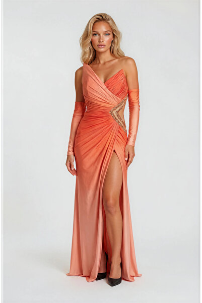 Vanni Couture Rochie Orange Degrade