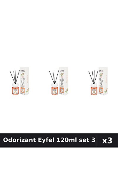 Eyfel Set 3 Odorizante Camera cu Betisoare Aroma Acacia 120ml