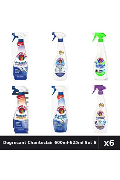 Chanteclair Set 6 Degresant Universal 600ml-625ml - 6 Arome, Bicarbonat, Lămâ...