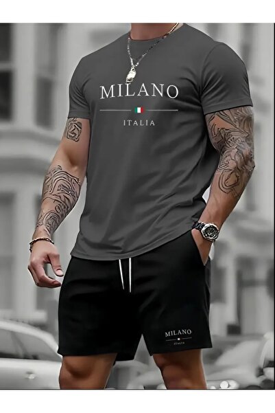 NIGRUM PARDUS New Season Milano Printed 100% Cotton Plus Size Men's T-Shirt S...