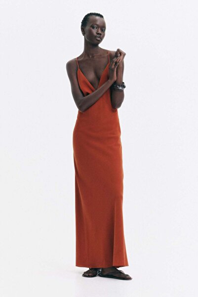 H&M Bead-detail crêpe dress