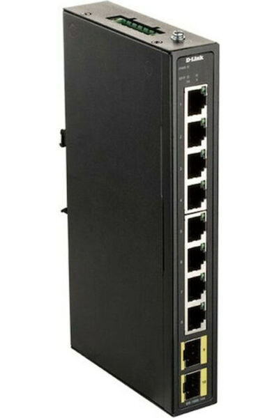 D-Link DIS-100G-10S Μη διαχειριζόμενος διακόπτης L2 με 8 θύρες Gigabit Ethern...