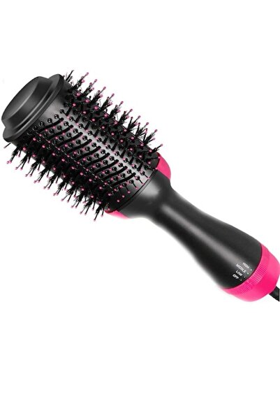 OEM Hot Air Brush, Jormftte, Nylon, 1000 W, 110V, 50-60 Hz, Black/Pink