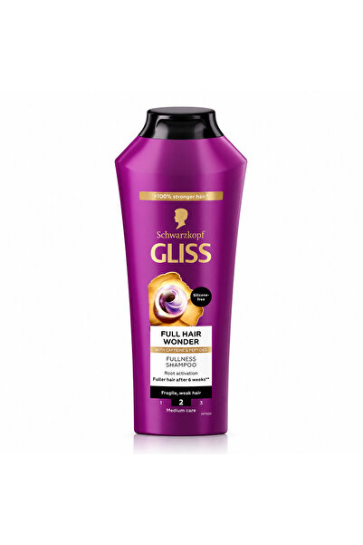 Schwarzkopf Șampon pentru volum Gliss® Full Hair Wonder cu cafeină & peptide,...